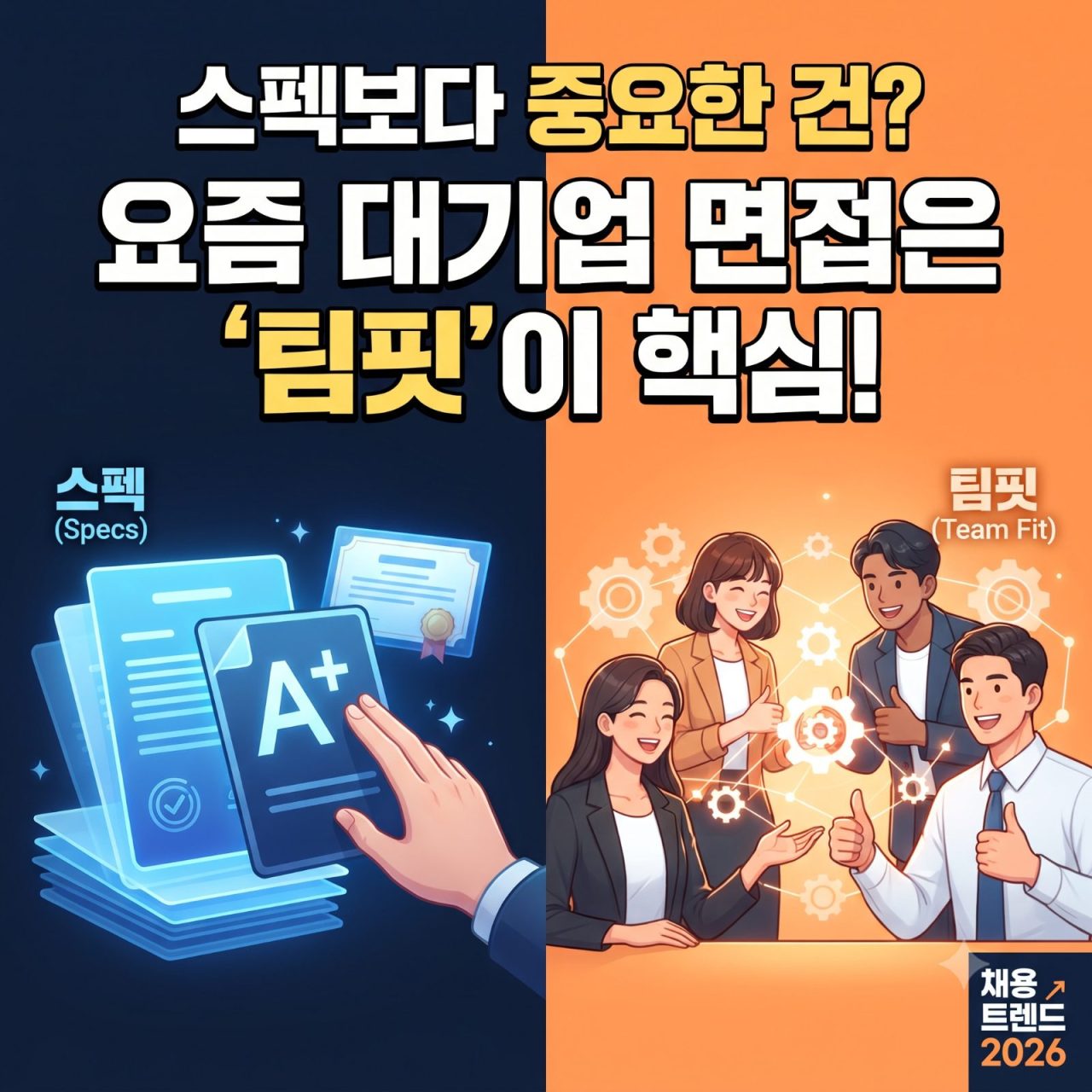 스펙 좋아도 탈락?... 2026 대기업 면접관 사로잡는 키워드는 '컬처핏' 아닌 '이것'