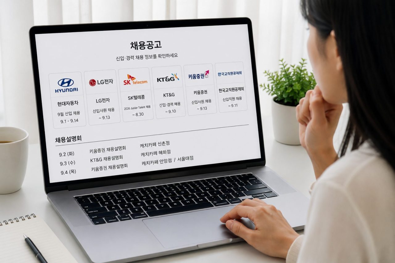 하반기 대기업 채용 본격화…현대차·LG전자·SKT 신입사원 모집