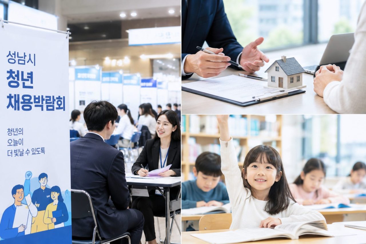 성남시, 청년 취업부터 부동산·어린이 독서까지 생활밀착 정책 확대